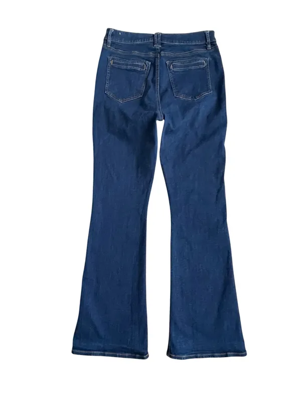 Loft The Slim Flare Jeans Women’s Size 30/10 Super High Rise Boho Festival - Image 4