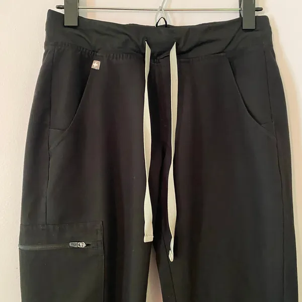 FIGS Black Zamora Jogger Scrub Pants Uniform Nurse Doctor Women's size XS - Image 3