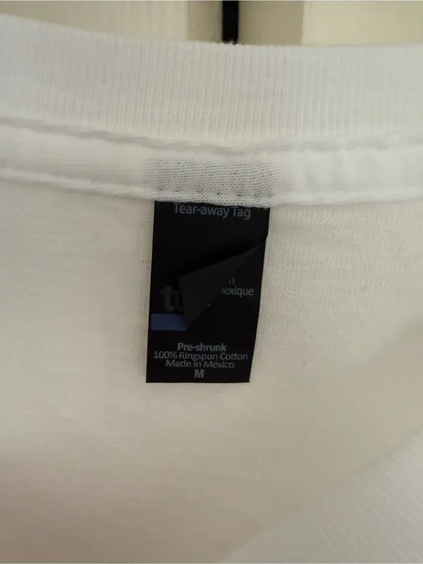 HAIM Band Tee White Crewneck Cotton T-Shirt HAIM Sisters Size Medium - Image 4