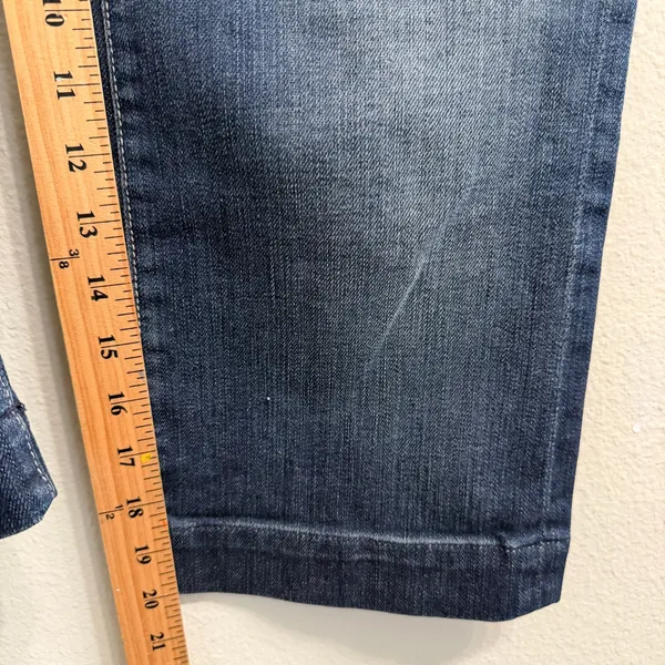 7 For All Mankind 7FAMK Dojo Crop Jeans Medium Wash Size 27 - Image 12