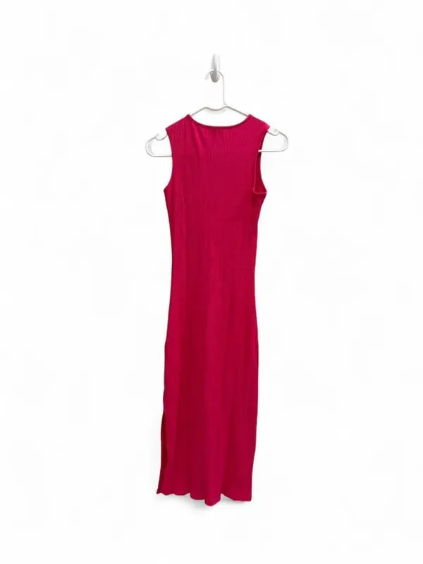 SUGARLIPS Kofo Ribbed Knit Tank Midi Dress - Image 4