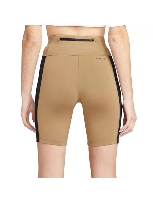 Nike Sportswear Dri-Fit High Waist Bike Shorts Dark Driftwood/Black XS - Image 3