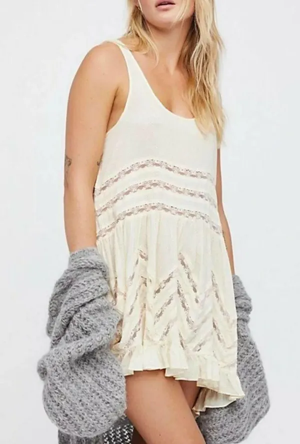 Free People Intimately Voile Trapeze Dress - Image 4