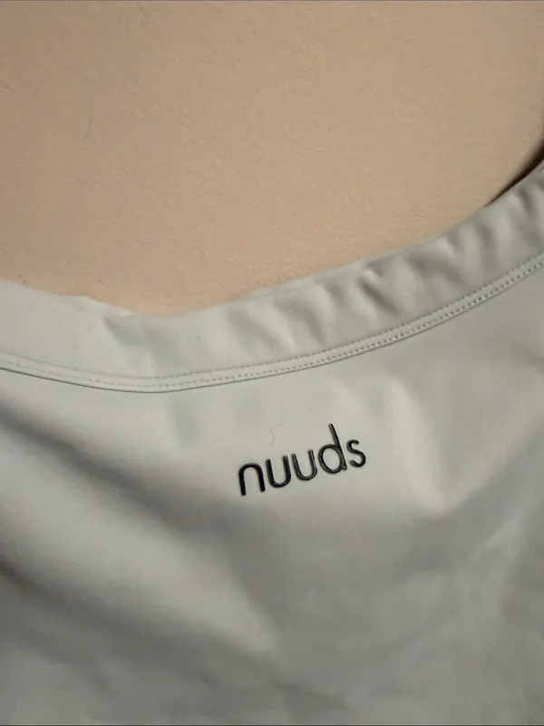 nuuds Crop Active Tank Mint Scoop Neck Lyocell- Size Small - Image 3