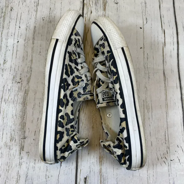 Converse Chuck Taylor All Star Shoreline Slip On Sneaker Leopard Size 9.5 - Image 8