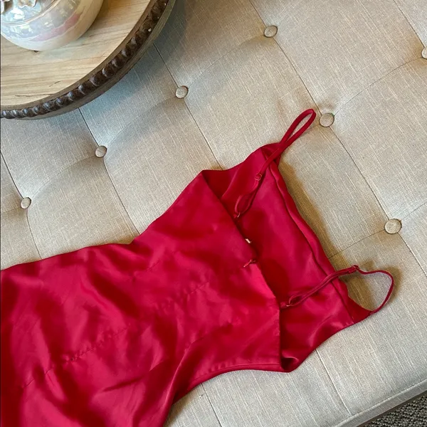 Intimately Free People Red Mini Slip Dress Size XXS - Image 7
