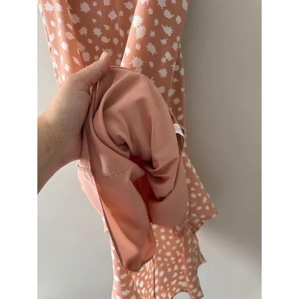 Madewell Silk Cami Slip Dress‎ in Star Shower Size 8 Spaghetti Strap - Image 7