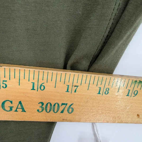 Daily Practice Anthropologie Midi Dress Womens M Olive Coastal Minimaist Boho - Image 12