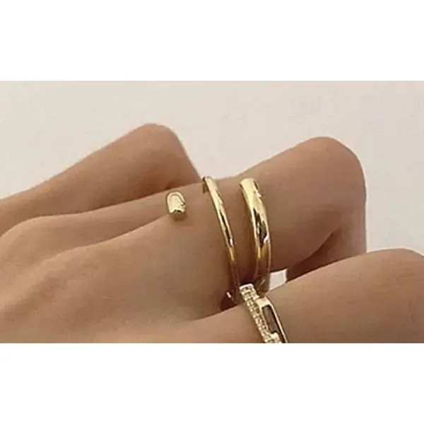 *NEW Coil‎ Ring Gold Plated Sterling Silver - Image 15