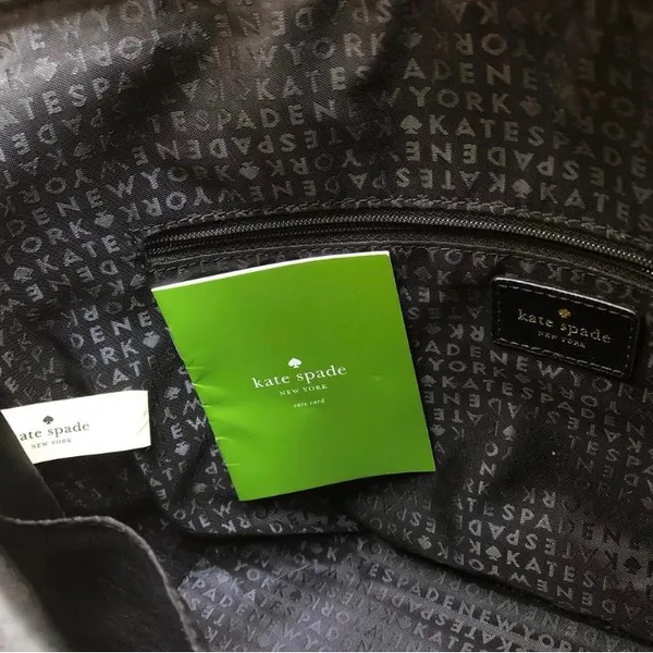 Kate Spade Black Shimmering Handbag/ Satchel - Image 16