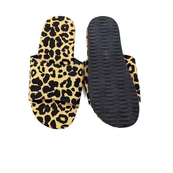 Animal Print Slipper Leopard Flip Flops Slip On Shoes Flat Sandals Summer Sandal - Image 2