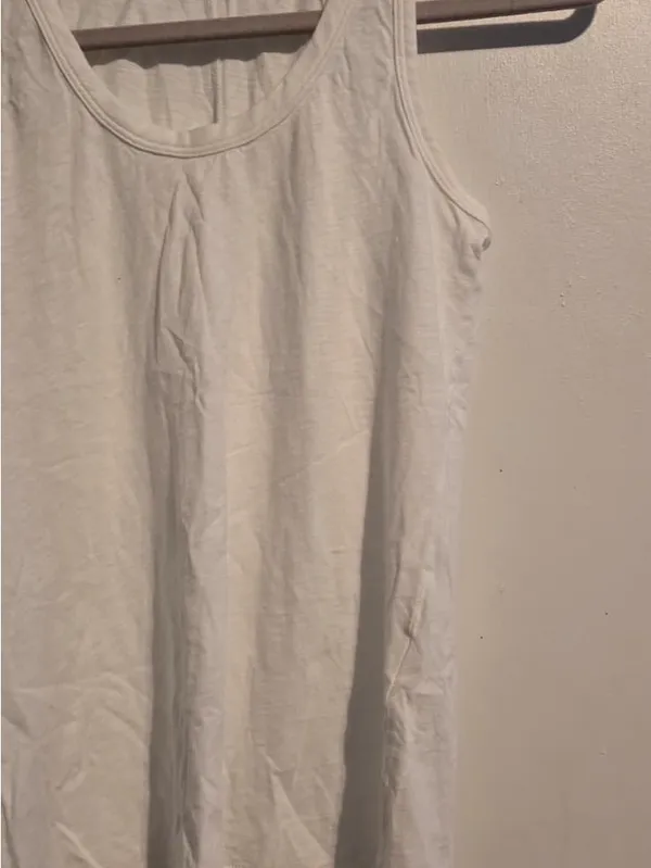 rag & bone White Ribbed High-Neck Tank - Image 5