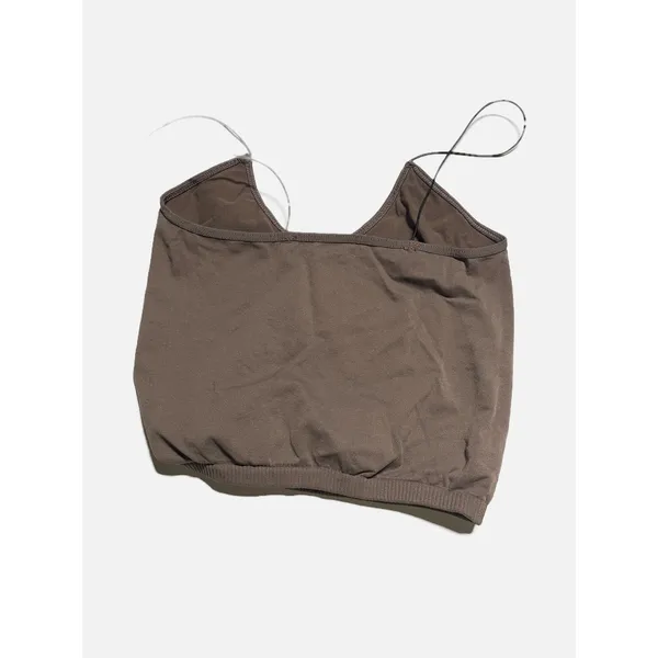 Intimately Free People Crop Cami Womens XS/S Brown Seamless Spaghetti Strap Tank - Image 3