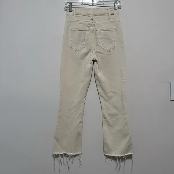 Mother The Hustler Ankle Fray Jeans‎ in Gettin' In Ivory Size 24 - Image 4