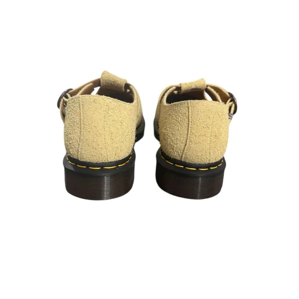 New! Dr Martens T-Bar Hazy Yellow Long Napped Suede Mary Janes - W 11 / M 10 - Image 10