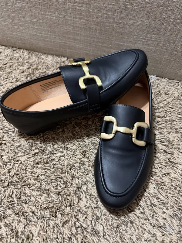 Target Black Leather Loafers  - Image 2