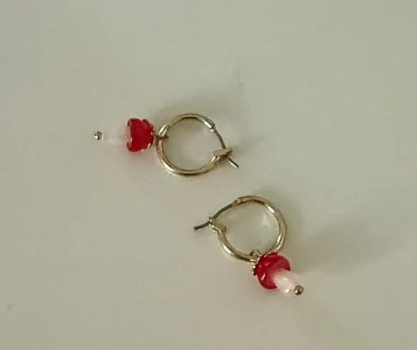 Frasier Sterling Magic Mushroom Hoops - Image 3