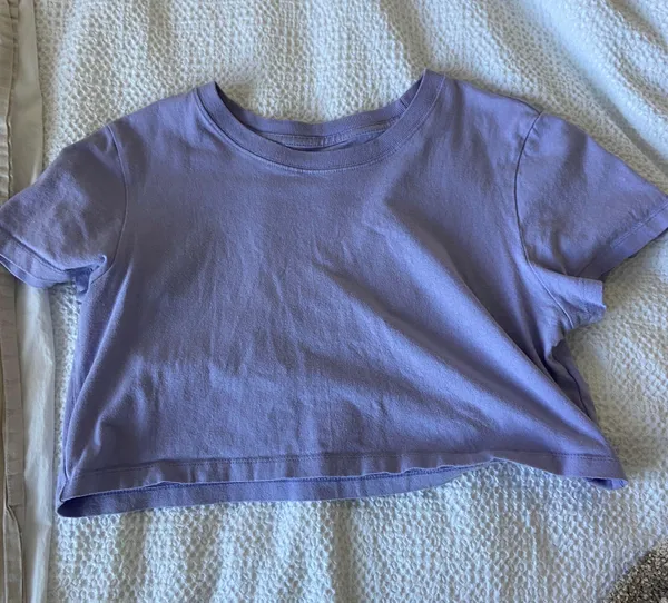 Purple  Crop Top - Image 2