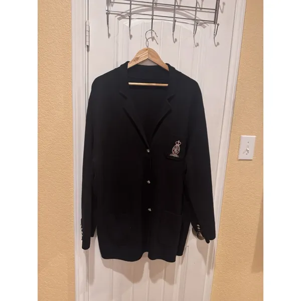 Ralph Lauren Black Knit Sweater No Size - Image 4