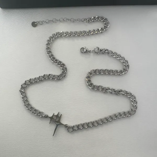 Link Chain Star Necklace for Men Women Streetwear Punk Hip Hop Unisex Style - Image 5