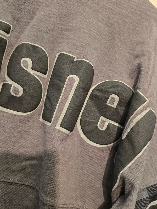 {M} Walt Disney World Spirit Jersey Mickey Mouse Buffalo Plaid Black Grey - Image 10