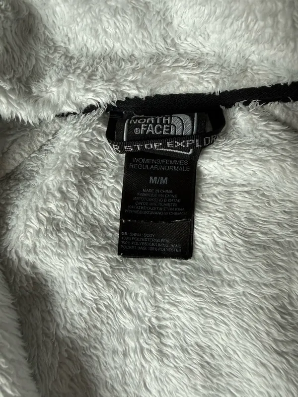 The North Face White Zip-Up Jacket - Image 3