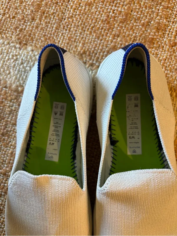 Rothy’s The Original Slip On Sneaker in bright white - Image 10