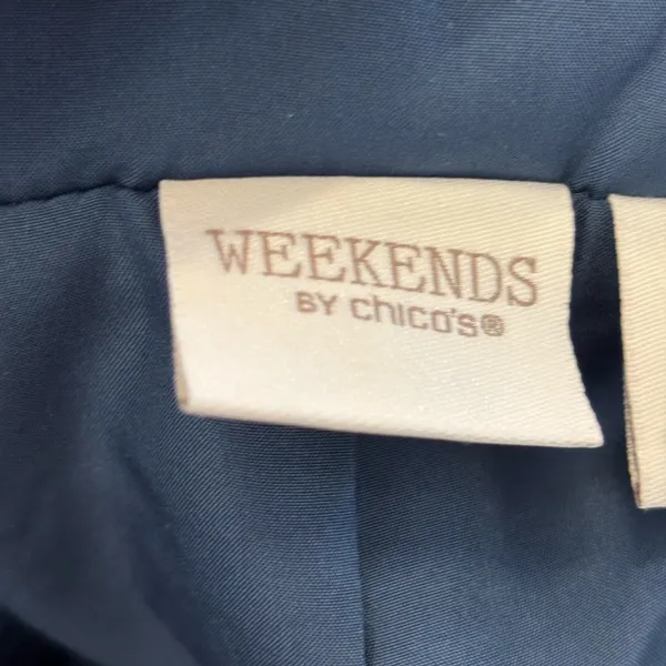 Chico's Blue Quilted Vest‎ - Image 3