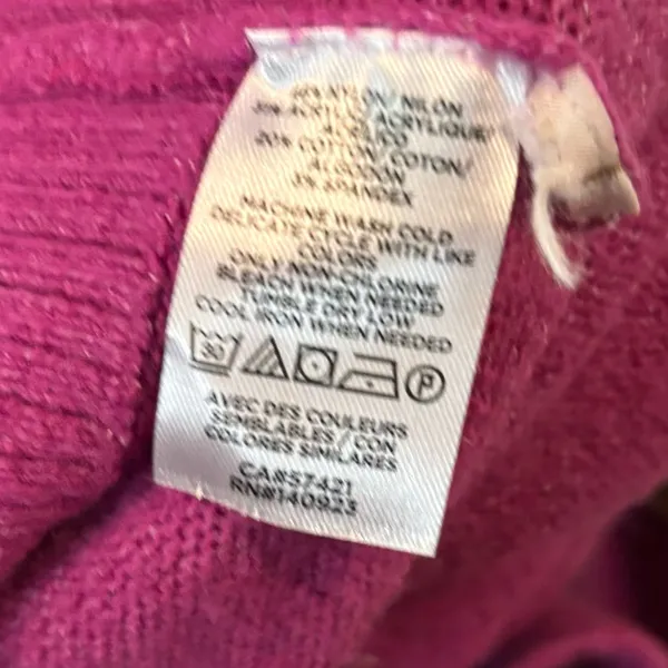Loft‎ Purple Button Front Cardigan Size Medium - Image 7