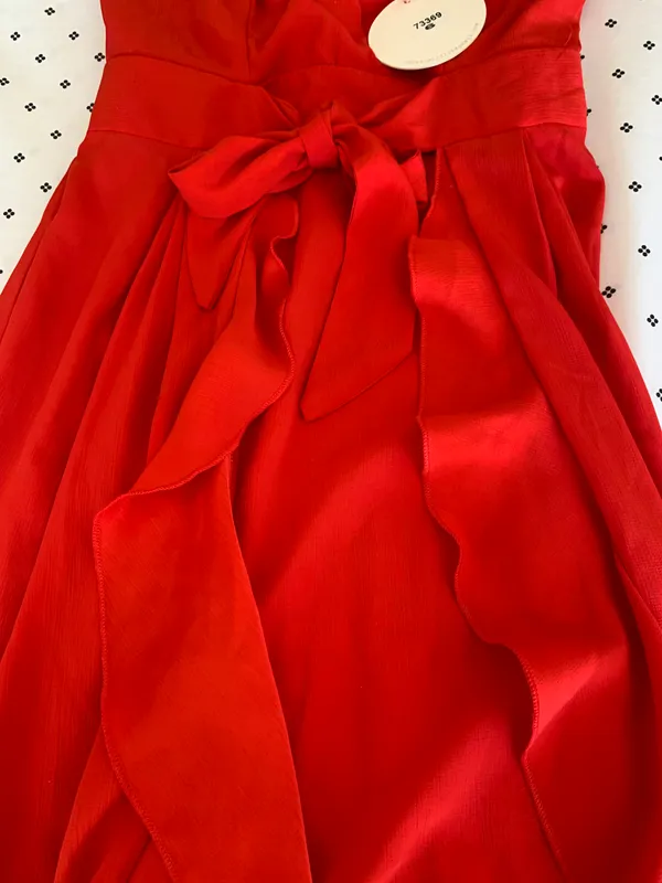 NWT Red Maxi Dress Size 2 - Image 2