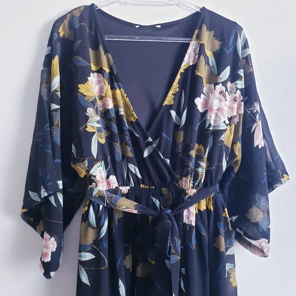 Baltic Born Kia Kimono Maxi Dress Short Sleeve New Without Tags Floral SOLD OUT - Image 4