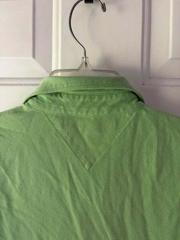 VTG Tommy Hilfiger Green Polo Dress S Preppy Tennis Yacht Club Resort Vacation - Image 11