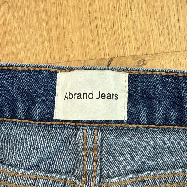 Abrand Jeans Mini Skirt Denim 99 Low Bella Size 24 Blue - Image 2