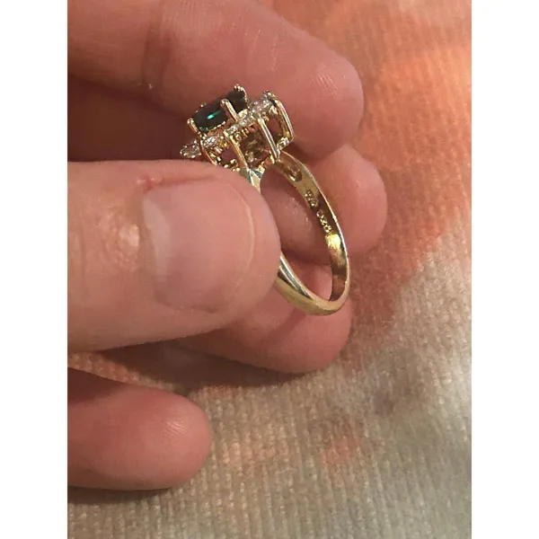 925 sterling silver gold tone ring size 7 Yellow - Image 3