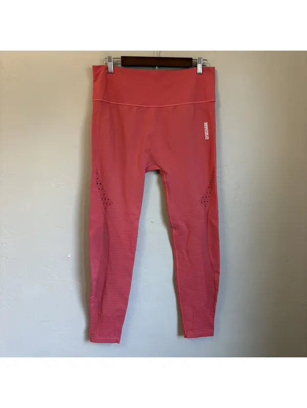 Gymshark Energy Seamless High-Waisted Leggings Coral Pink XXL - Image 5