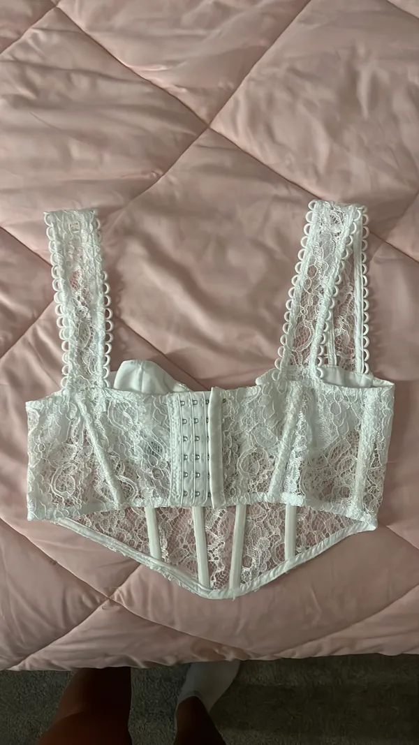 Altar'd State White Corset Top - Image 2