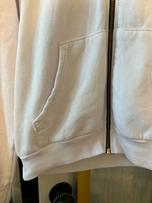 Aviator Nation Zip-Up White - Image 4