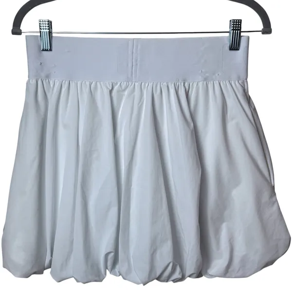 Eugenia Kim Serena Tennis Skirt Skort White Bubble Pickleball Athletic‎ M - Image 7