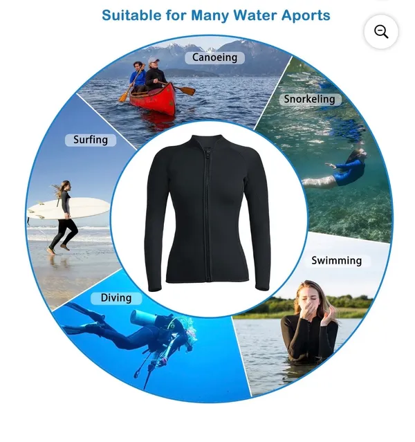 Realon Long Sleeve neoprene wetsuit jacket - Image 9