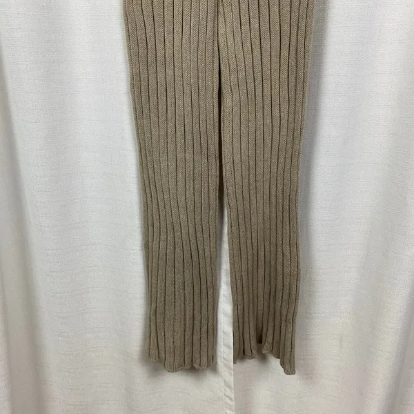Free People Beach Tan Imogene Sweater Pants Sz.S - Image 6
