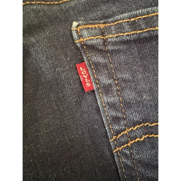 Vintage Y2K Mid rise Boot Cut 515 Levi’s Jeans Size 8 Long Dark Wash Flare - Image 6
