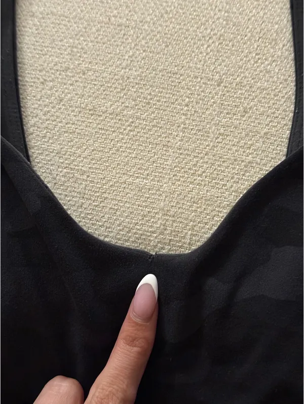 Black Lululemon Camouflage Leggings and Tank Set - Image 8