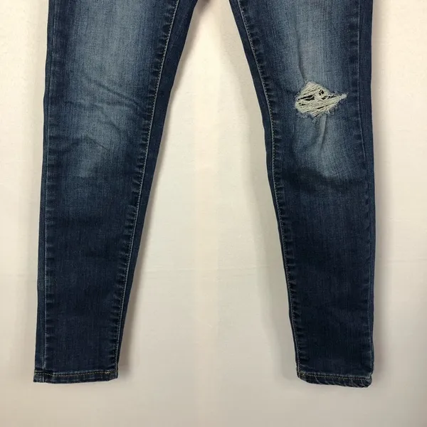 Aeropostale Medium Wash High Waisted‎ Distressed Skinny Jegging 00S - Image 4