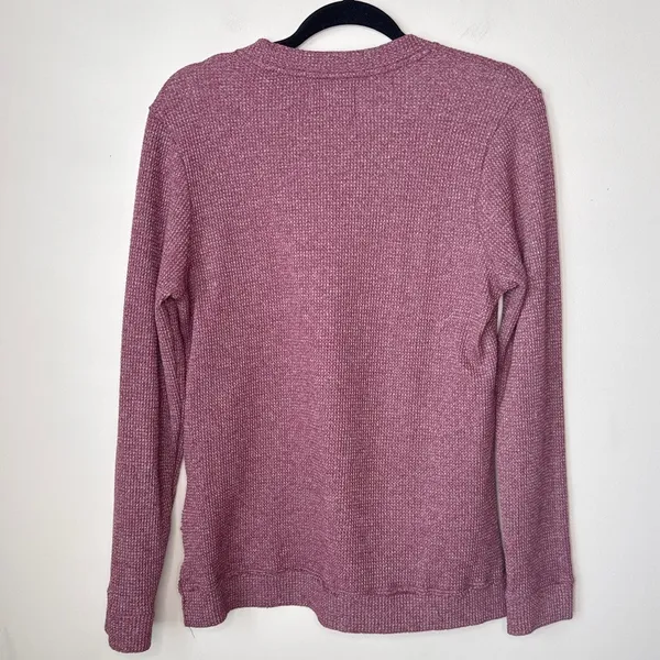 SOL Angeles‎ Medium Anthropologie Evereve Soft Thermal Sweatshirt Pullover DREAM - Image 9