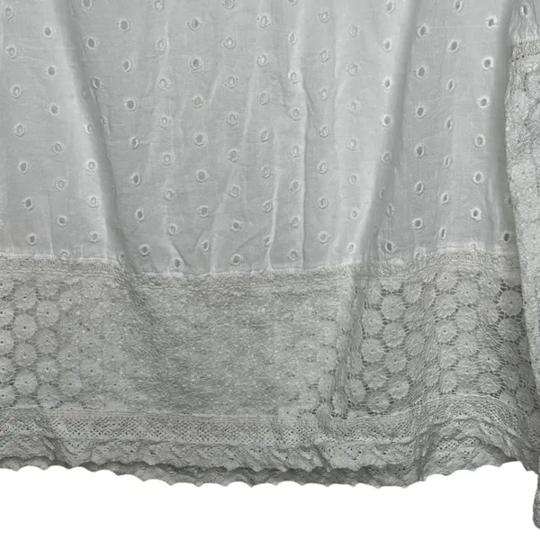 Karen Kane White Cotton Blouse - Image 3