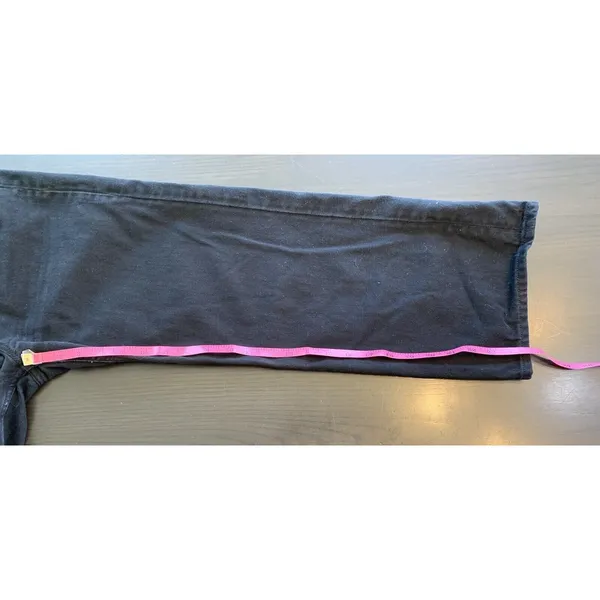 COS Black Jeans Women's 26 Wide Crop‎ 3/4 High Rise Straight Minimal Capsule - Image 14