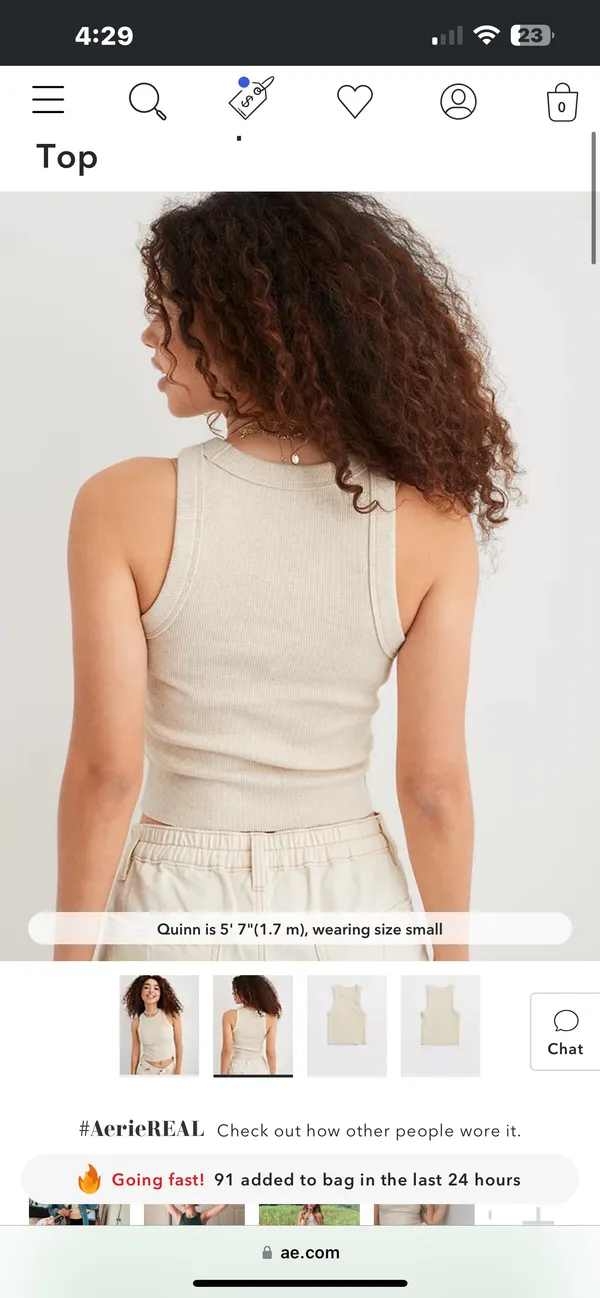 Aerie Free Spirit Ribbed Tank - Image 5