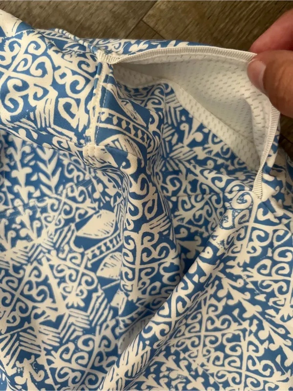 Sigrid Olsen golf Blue and White Printed Women’s Skort - Image 8