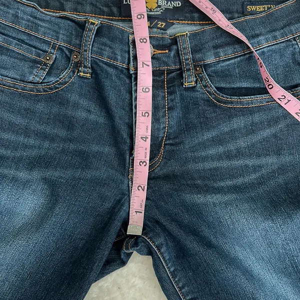 Lucky‎ brand women’s Dayton sweet n low bootcut jeans size 4 - Image 11