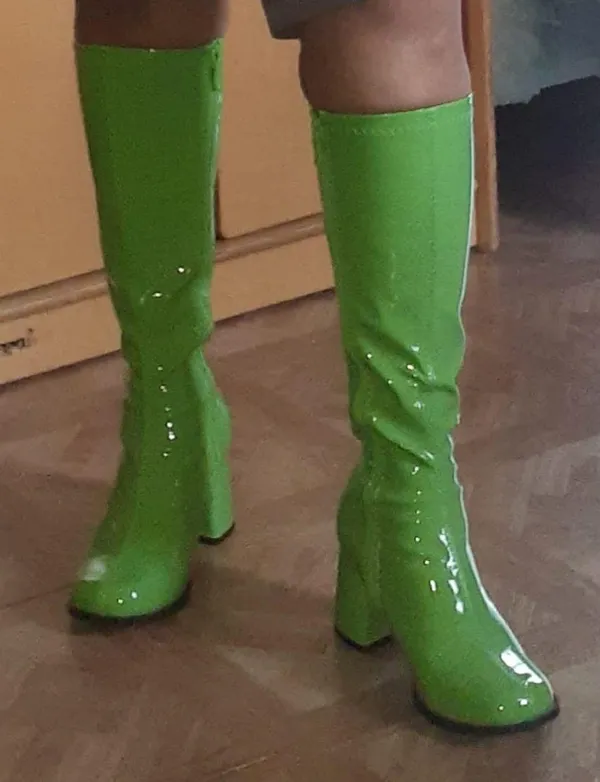 Green Go Go Boots Size 7 - Image 5